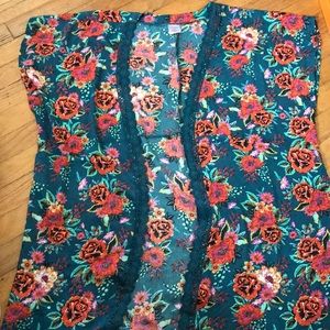 Swimsuit kimono coverup